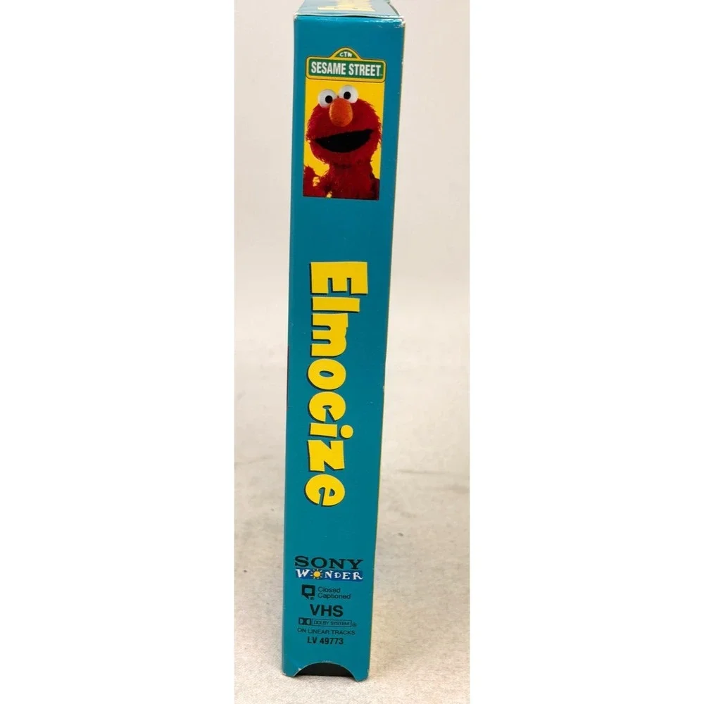 Sesame Street Elmocize VHS 1996 Sony Wonder Children's Workshop Elmo Exercise